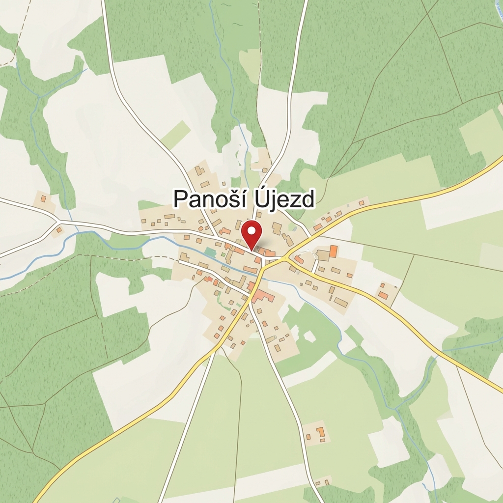 Mapa – Mateřská škola Panoší Újezd